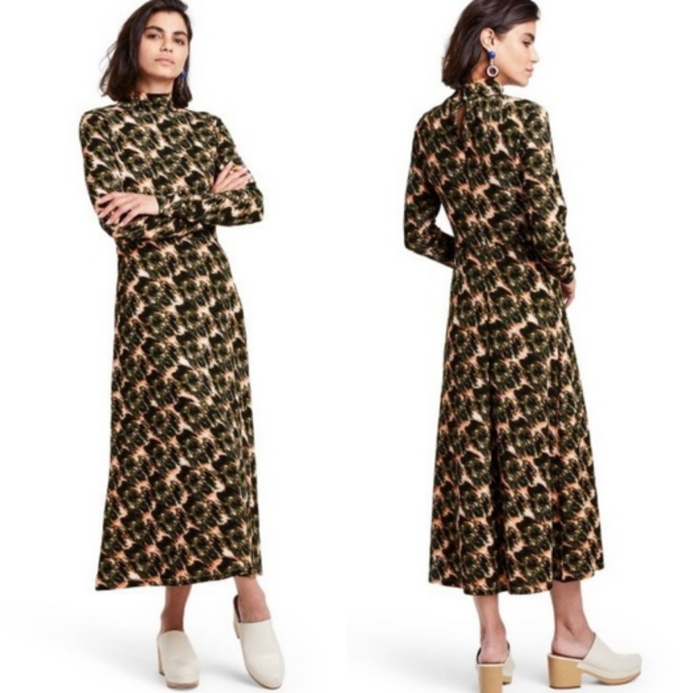 RACHEL COMEY X TARGET | animal print long sleeve knit dress